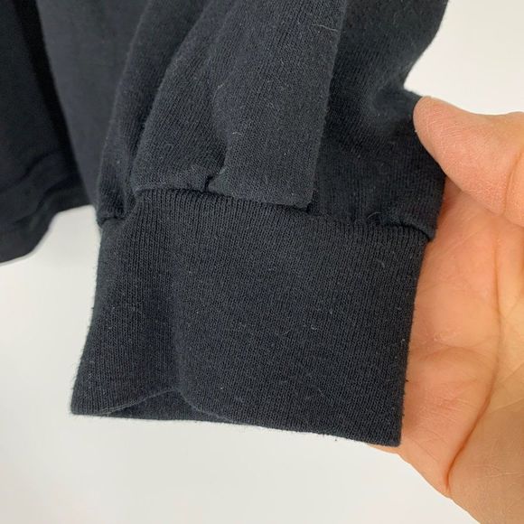 Mens Gildon TShirt Long Sleeve Graphic Look Thru Records XL Black EUC 3388 - Picture 4 of 6